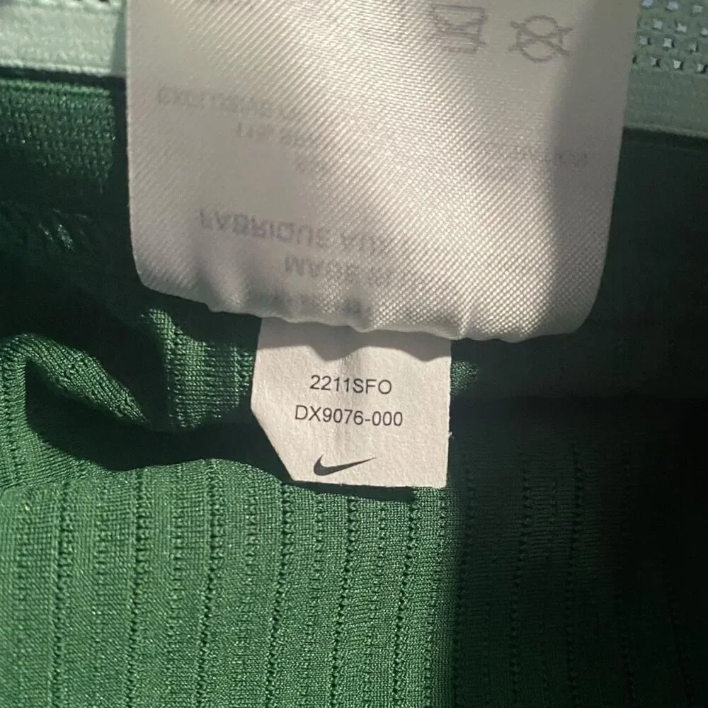 Nike Pro Elite 3/4 Running Green Pants Aeroswift USA DX9076-000 Womens size M - Picture 8 of 8